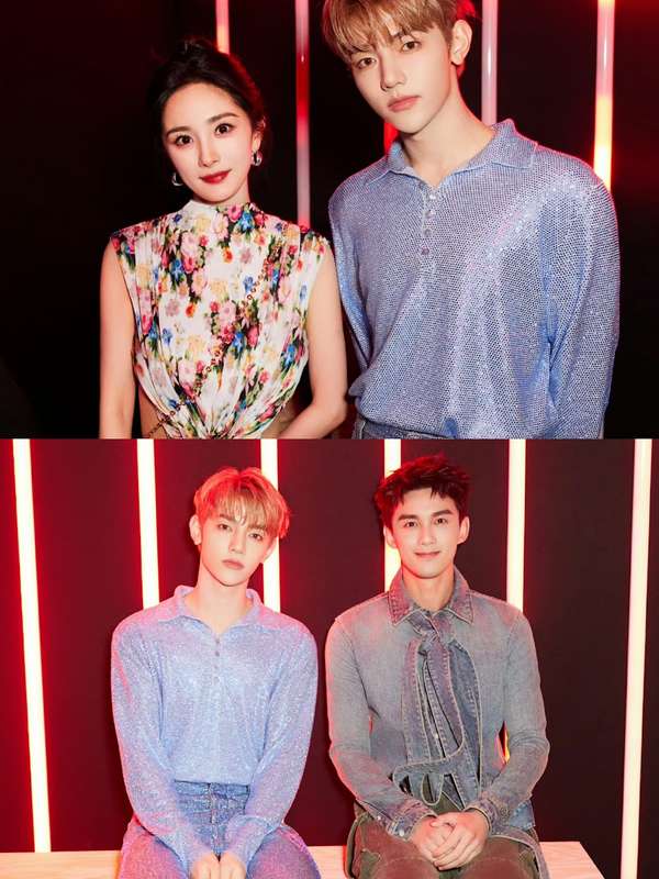 Yang Mi, Wu Lei, Zhang Hao at Loewe ‘Crafted World’ Exhibition Party in Shanghai