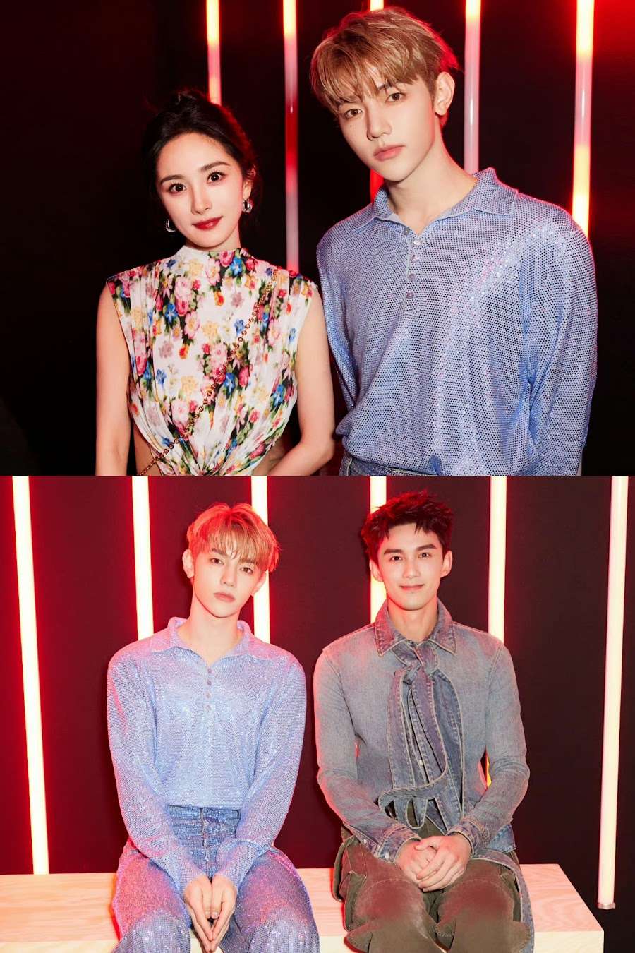 Yang Mi, Wu Lei, Zhang Hao at Loewe ‘Crafted World’ Exhibition Party in Shanghai